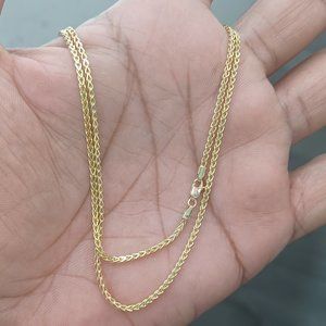 10kt real gold Franco chain 20 inches